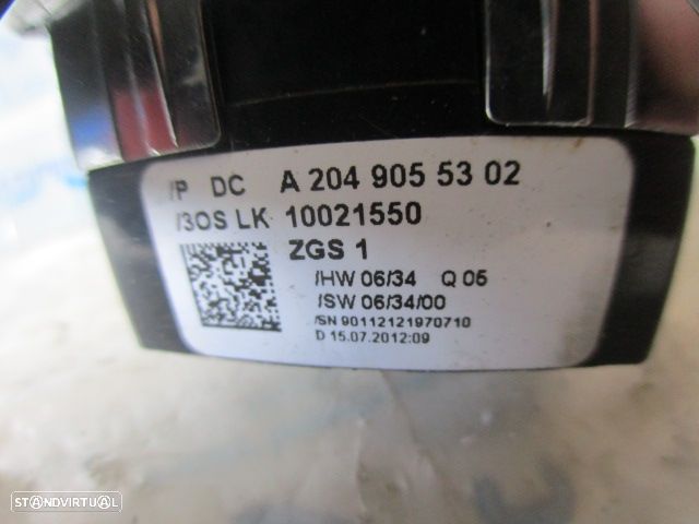 Interruptor A2049055302 MERCEDES C S204 W204 FASE 2  2012 200CDI 136CV 5P PRETO VIDROS FE - 3