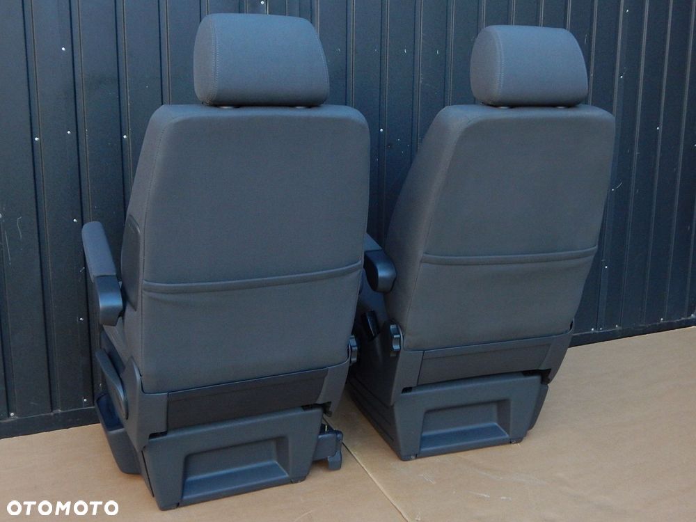 vw t5 t6 multivan fotel kierowcy pasażera prawy lewy przód komplet antracyt - 10