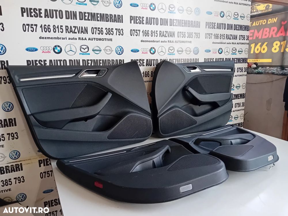 Fete Fata Tapiterie Usa Fata Spate Audi A3 8V Din Piele Volan Stanga An 2013-2020 - 3