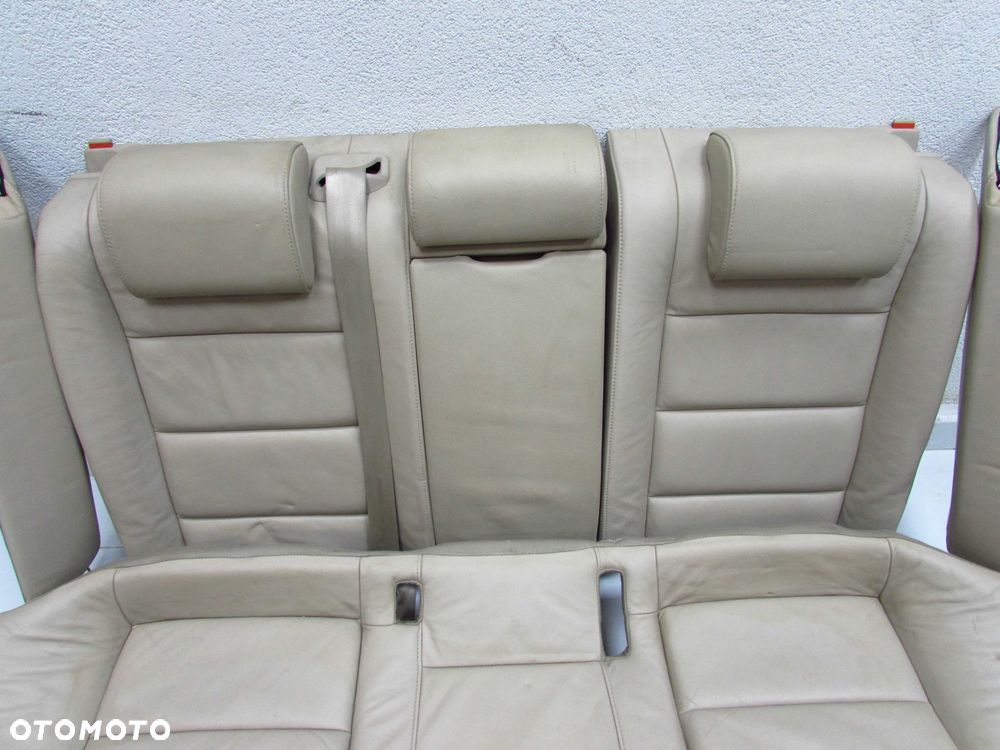 AUDI A6 C6 AVANT 04-11 FOTEL SIEDZENIE KANAPA SKORA JASNA - 4