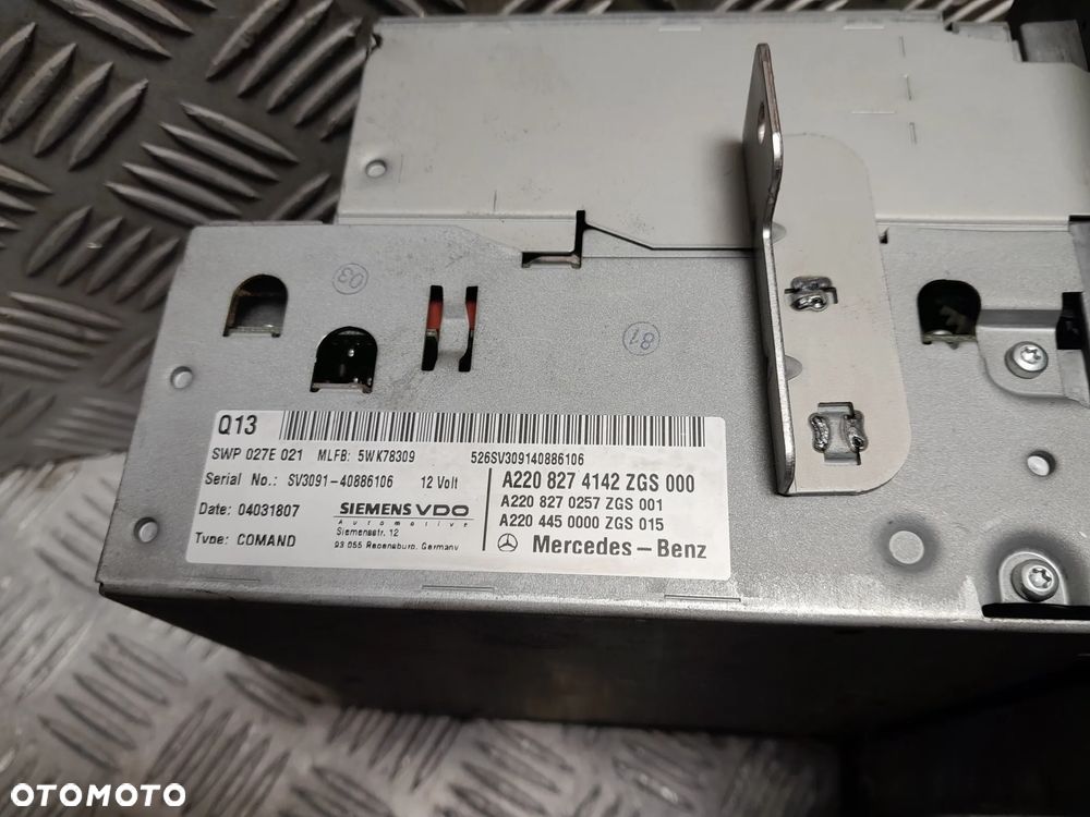 MERCDES W220 KLASA S RADIO NAWIGACJA ORI A2208274142 - 10