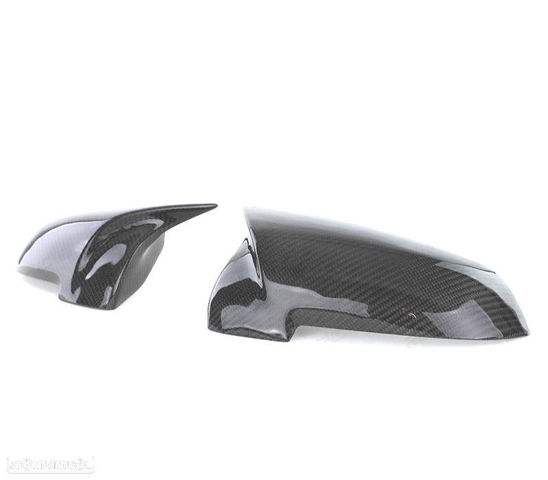 CAPAS DE ESPELHOS RETROVISORES CARBONO PARA BMW 5ER GT F07 F10 F11 F18 7ER F01 - 2