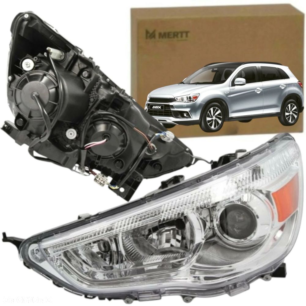 MITSUBISHI ASX 2010-2016 REFLEKTOR LAMPA PRZEDNIA LEWA ZWYKLA 8301C225 - 1