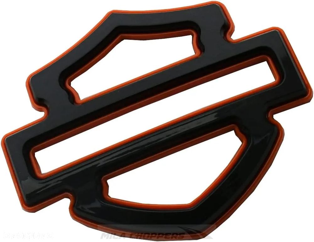 Emblematy Harley Davidson komplet prawy lewy emblemat na bak plastikowy - 2