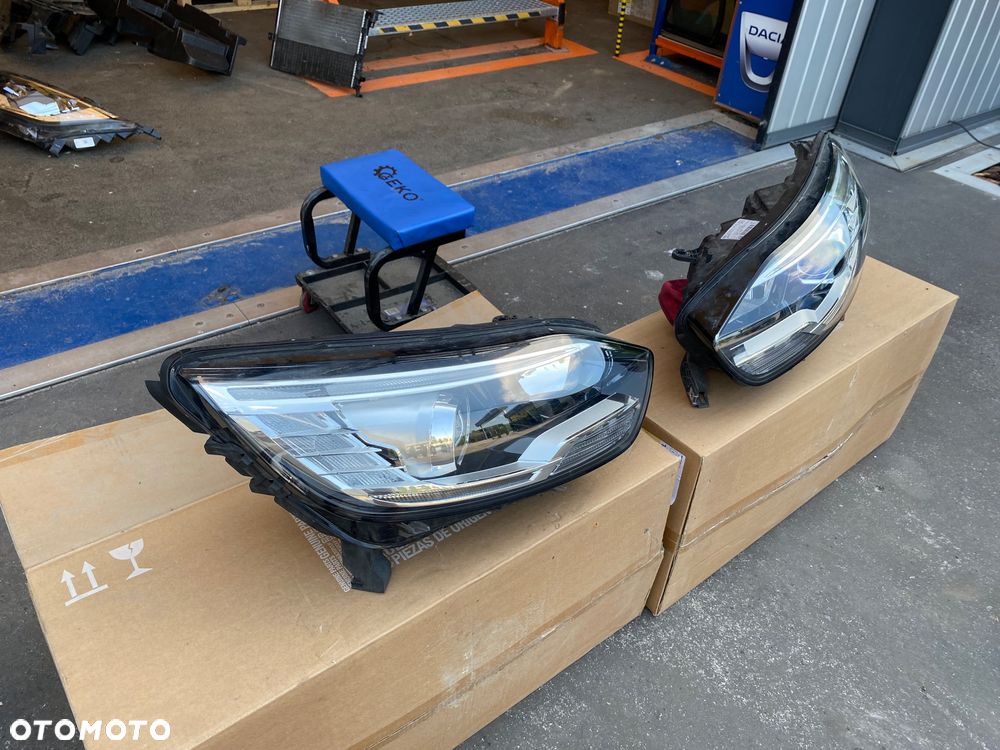 RENAULT SCENIC 4 IV GRAND SCENIC IV 2 sztuki Kompletna LAMPA PRZEDNIA PRAWA LEWA soczewka REFLEKTOR PRAWY lewy PRZÓD  EUROPA lampy przednie reflektory 260101685R 260606727R Wwa - 4