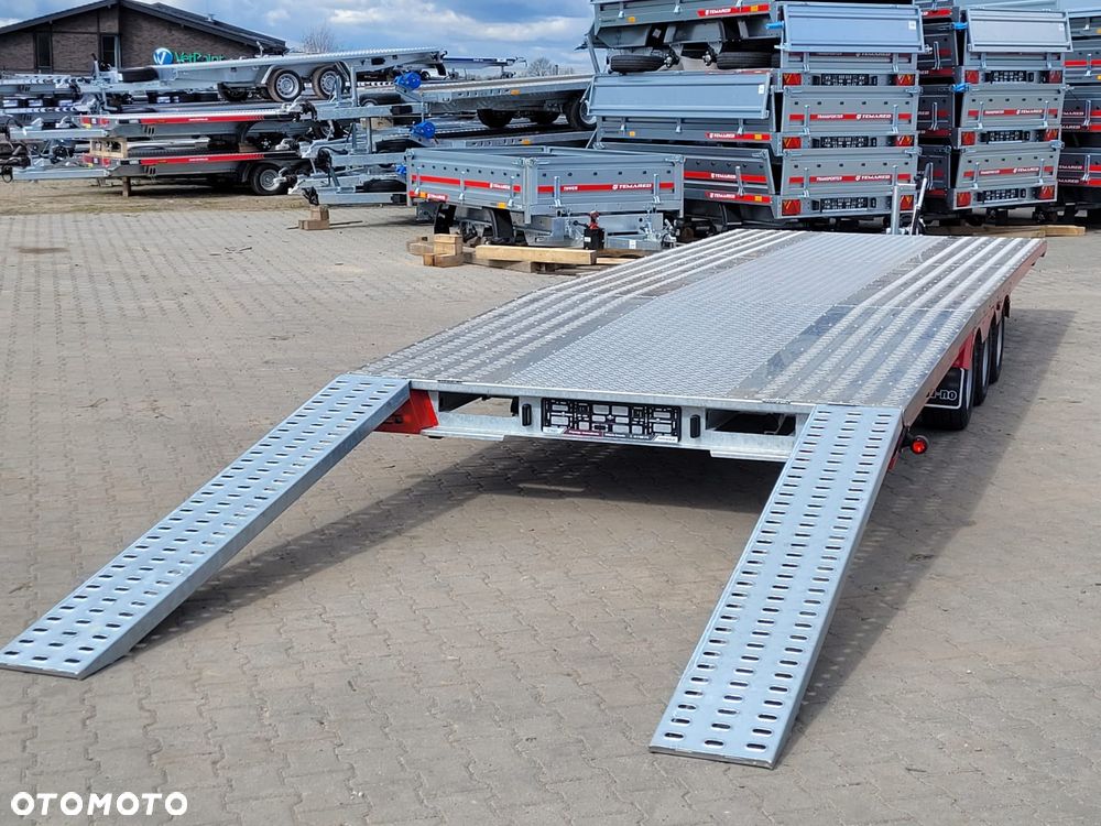 TA-NO DOSTAWA! Laweta Scorpio 600x210cm Przyczepa trzyosiowa z podłogą aluminiową! Koła 10” Kąt najazdu 12° Idealna do przewozu busa, samochodu! DMC 3500kg - 7