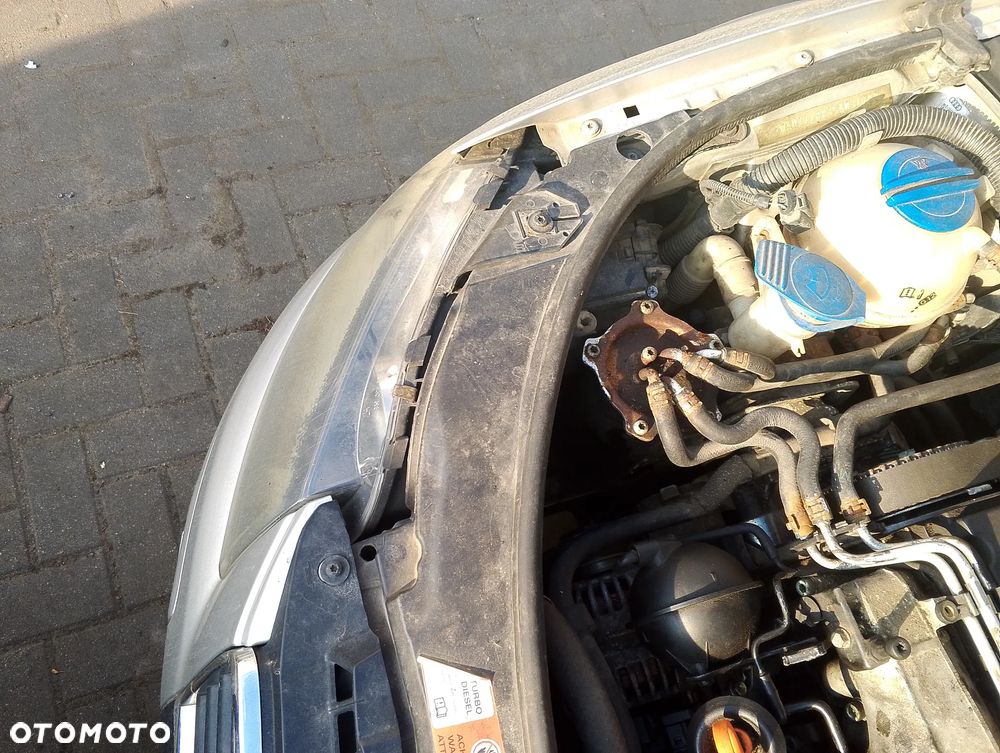 KOMPLETNY PRZÓD Audi A3 8P Przedlift 04-13r. lakier kolor LY7W srebrny. Europa MASKA LAMPA ZDERZAK BŁOTNIK GRILL ATRAPA PAS PRZEDNI WZMOCNIENIE CZOŁOWE CHŁODNICA HALOGEN do założenia bez malowania - 18