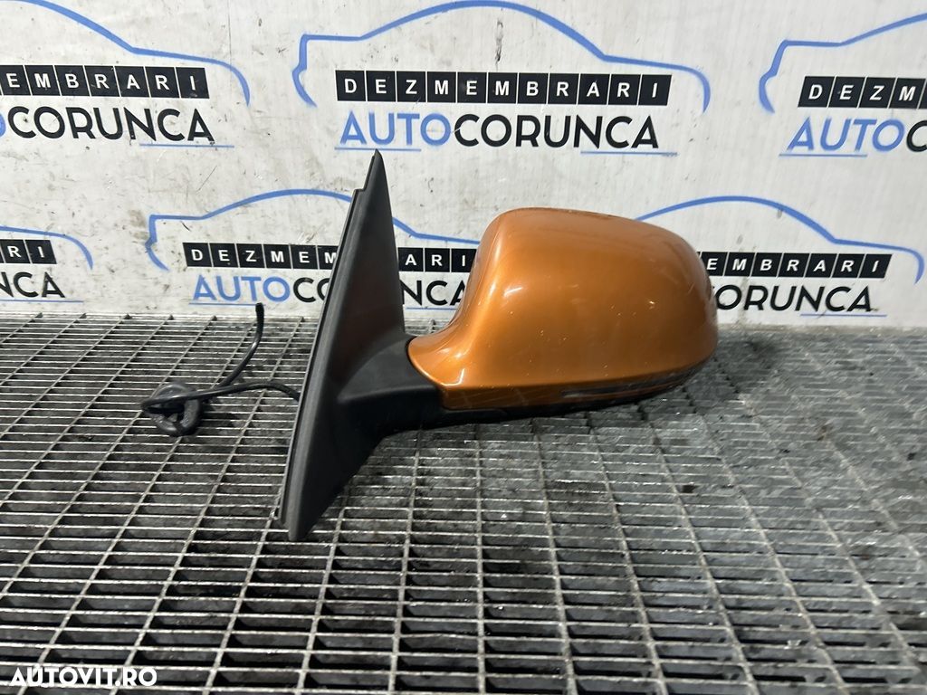 Oglinda stanga AUDI Q3 2011 - 2018 4 Usi Portocaliu (1184) Fara rabatare - 1