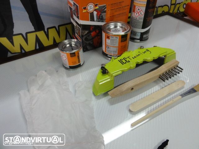 Tinta alta temperatura Foliatec de cor Verde Toxic / verde Porsche para bombas / pinças travão - 2