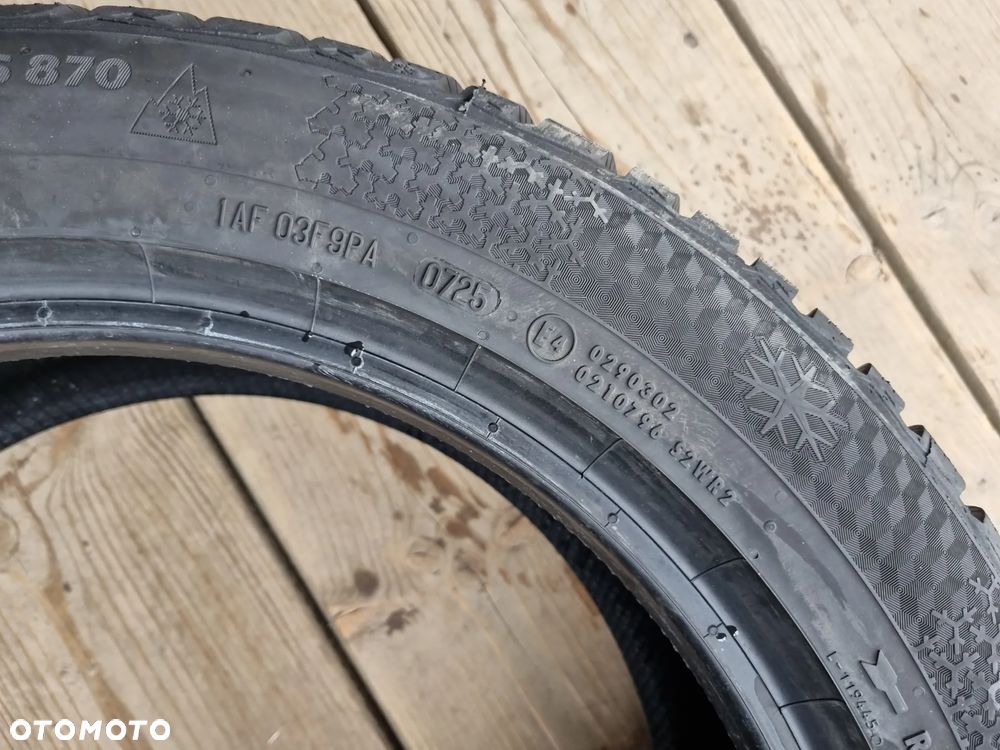 Opony CONTINENTAL WINTER CONTACT TS870 225/50r17 98H 2025r,8/6mm super stan - 12