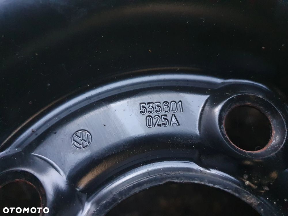 KOŁO DOJAZDOWE ZAPAS R15 VW GOLF III VENTO PASSAT B4 4X100 ET40 535601025A  125/70R15      POSIADAM 2 SZT - 7