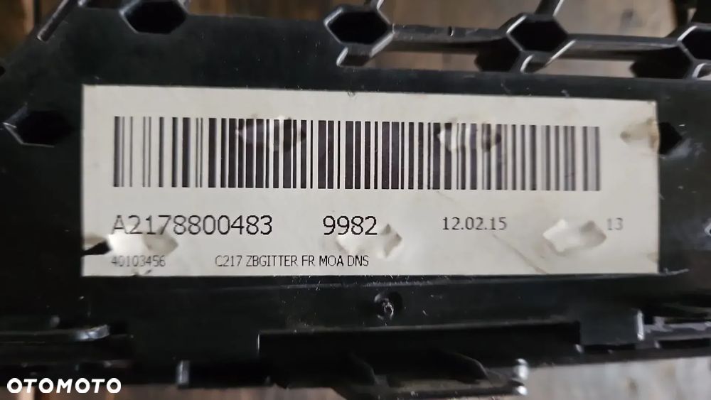 ATRAPA GRILL MERCEDES S Coupe W217 A2178800483 - 2
