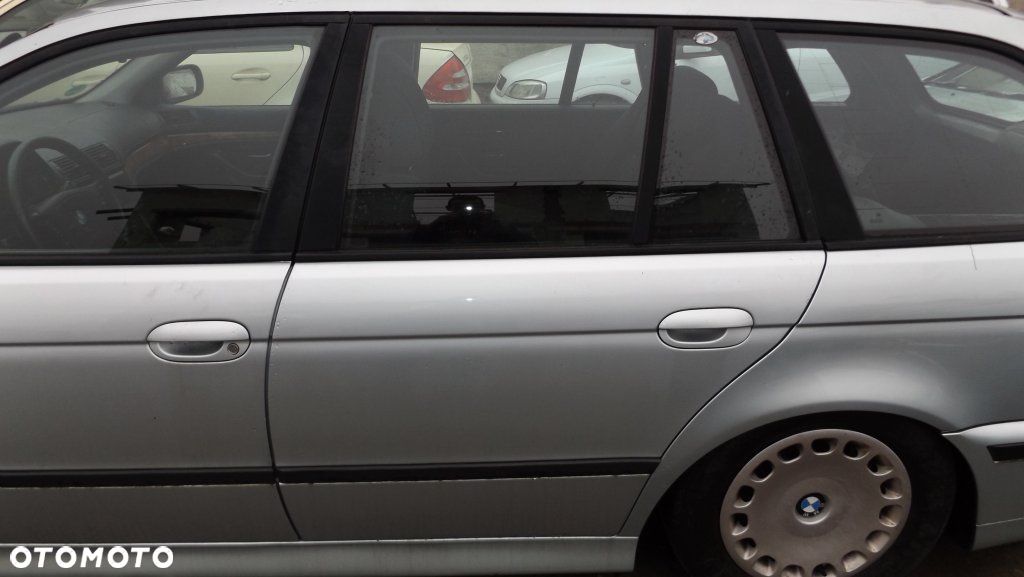DRZWI LEWE PRAWE TYŁ BMW 5 E39 KOMBI GLACIERGRUN - 1