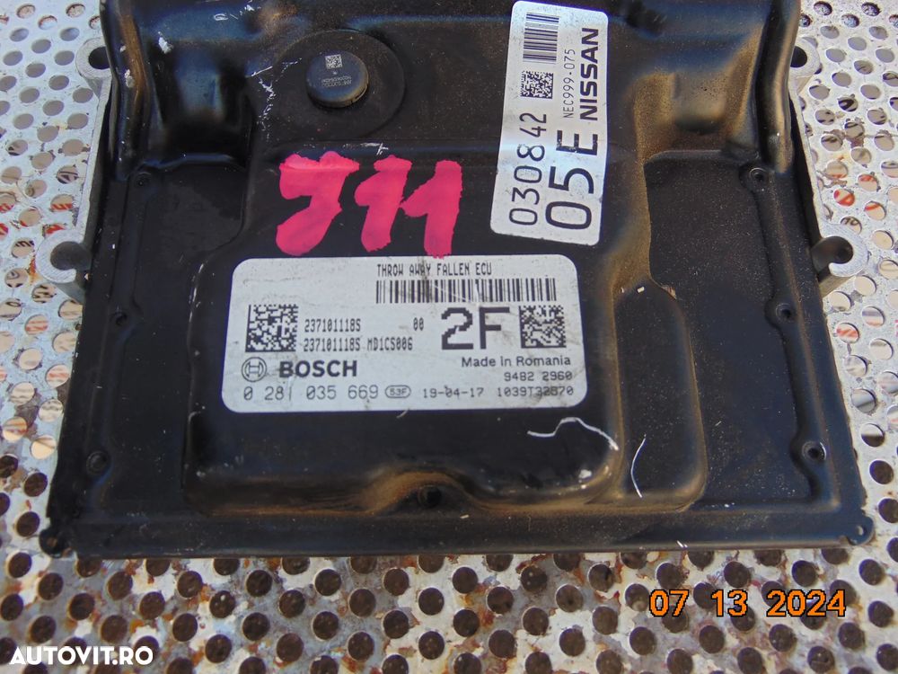 Ecu calculator Motor Nissan qashqai 1.5 euro 6 j11 Dacia Duster renault kadjar 1.5 cutie manuala automata - 4