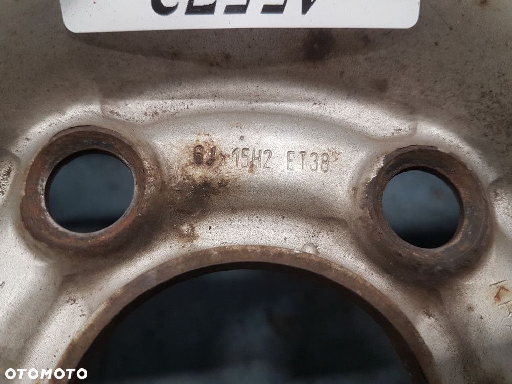 VW AUDI SKODA SEAT FELGA STALOWA 5X100 6J R15 ET38 - 2