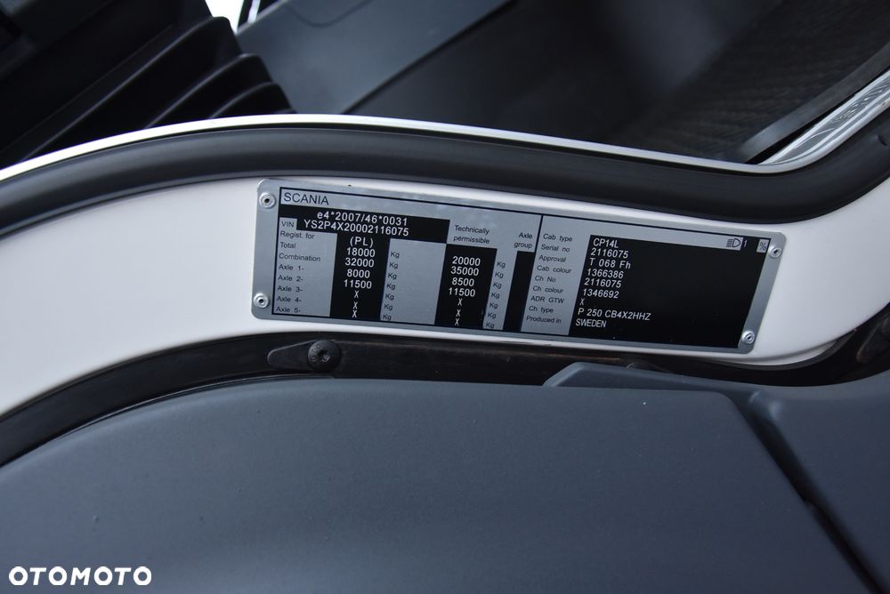 Scania P250 WERSJA OFFROAD / WYWROTKA 3-STRONNA / BLOKADA MOSTU / TYŁ RESOER / P.NOWA / 18 TYŚ KM PRZEBIEGU! / SALON PL / - 36
