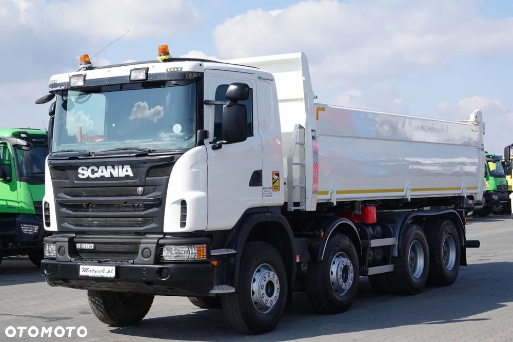 Scania G 480 / 8x4 / WYWROTKA / HYDROBURTA / BORDMATIC / MANUAL - 11