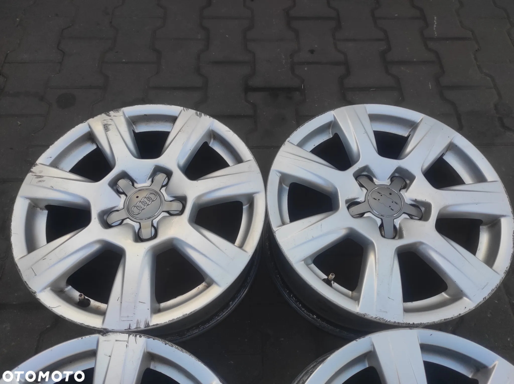 ORYGINALE FELGI ALUFELGI KOŁA 7.5J x R16 H2 ET45 AUDI A3 8P A4 B6 B7 B8 A5 8T Q5 8R S-LINE 8K0601025A WYSYŁKA !!!! - 3