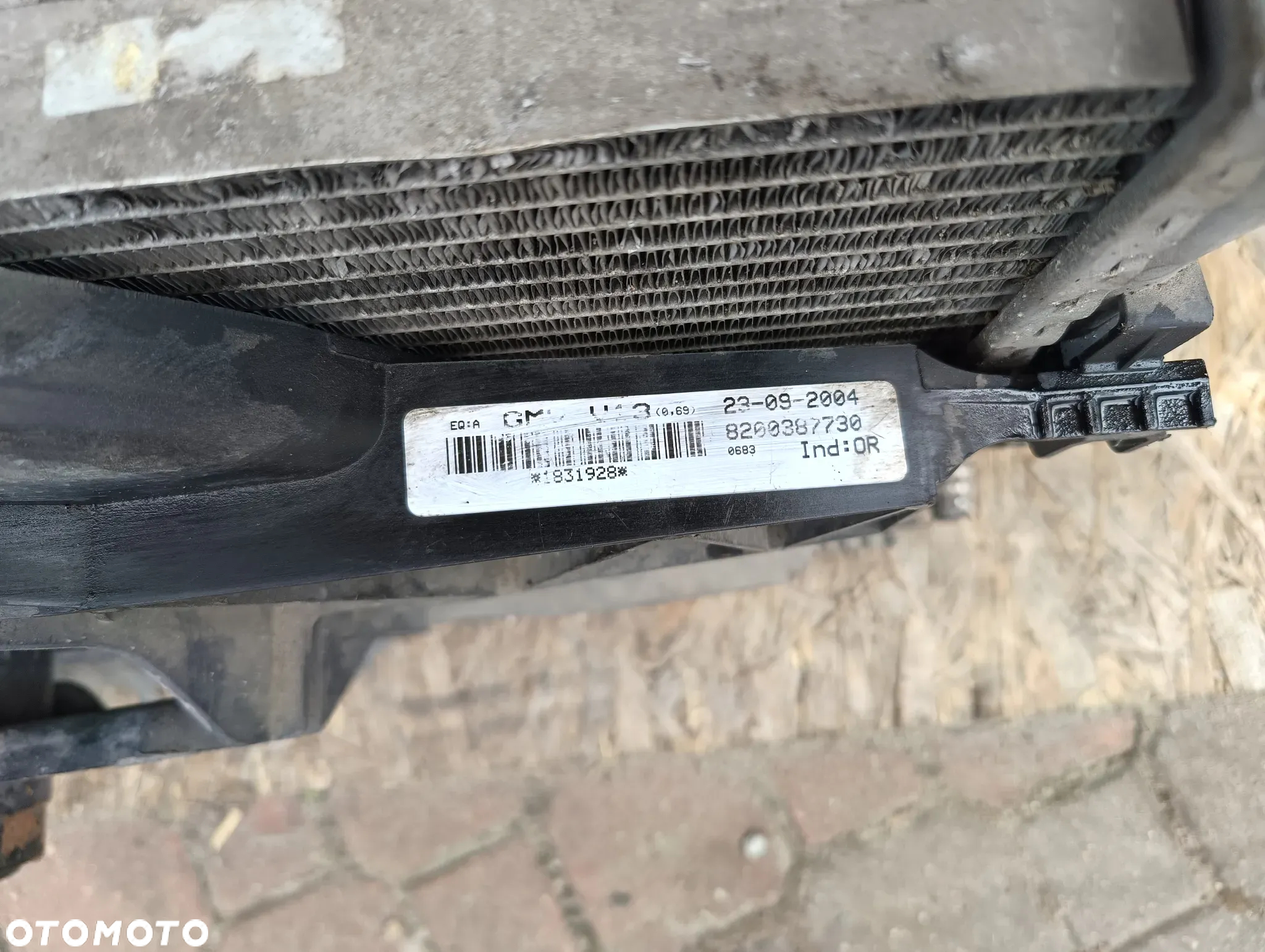 CHŁODNICA WODY KLIMATYZACJI KOMPLET CHŁODNIC RENAULT ESPACE IV 2.0Tb 8200387730, 8200008761, 8200302463 - 3