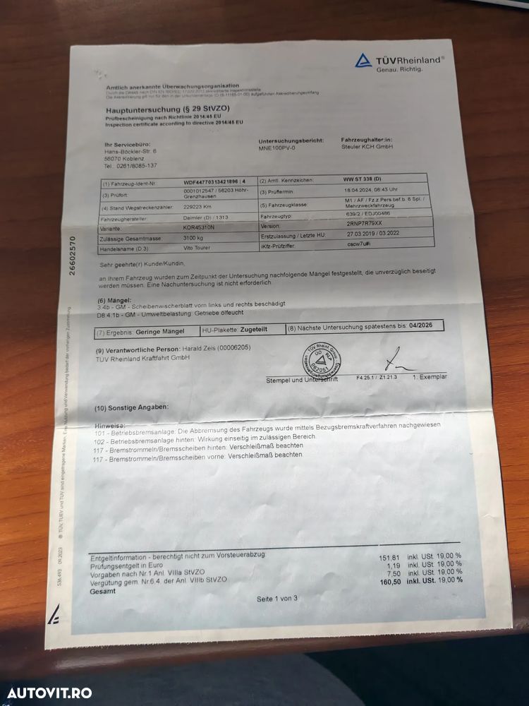 Mercedes-Benz Vito (BlueTEC) Tourer Lang PRO - 35