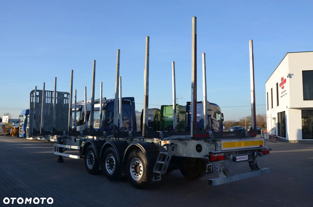 Zaslaw NACZEPA KŁONICOWA DO PRZEWOZU DREWNA / 2022r / OCYNK / SAF / OŚ POD. / 2273 - 3