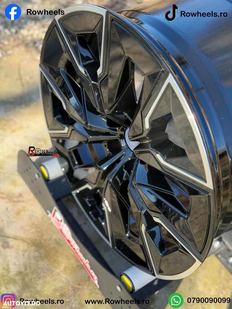 Jante BMW R21 Model M BMW G30 G31 G11 G12 G05 G06 G04 X3 X4 X5 X6 X7 Roti BMW 21 G60 G70 anvelope vara/iarna inclus - 12