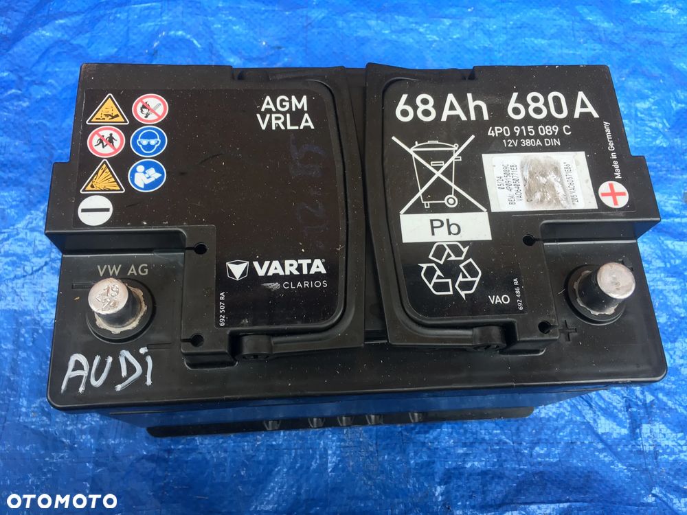 Audi Q5  80A A4 B9 A5 8W  Akumulator  68Ah 680A AGM 19/2024 - 2