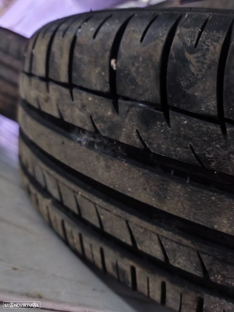 JOGO DE JANTES ORIGINAIS RENAULT MEGANE III / SCENIC III 7JX17 COM PNEUS 205/50R17 403000066R - 9