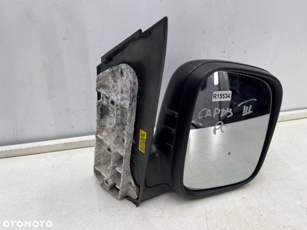 Lusterko VW Caddy 3 III 2k 03-20r. PRAWE zewnętrzne manualne 2k1857502AH - 1