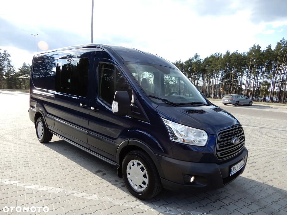 Ford Transit 2.0 DCiV 130 Km EcoBlue Wersja TREND L3H2 Blaszak Furgon 6-Cio Osobowy Doka Brygadowy Dubel + 1267 Kg Ładowność DMC 3500 Kg Stan Auta Jak Nowy UNIKAT !!! - 8