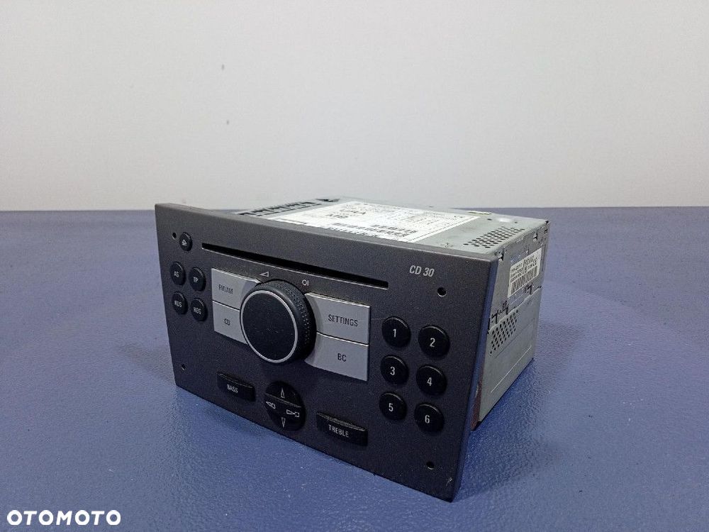 OPEL MERIVA A RADIO CD FABRYCZNE OEM CD30 13190853 - 5