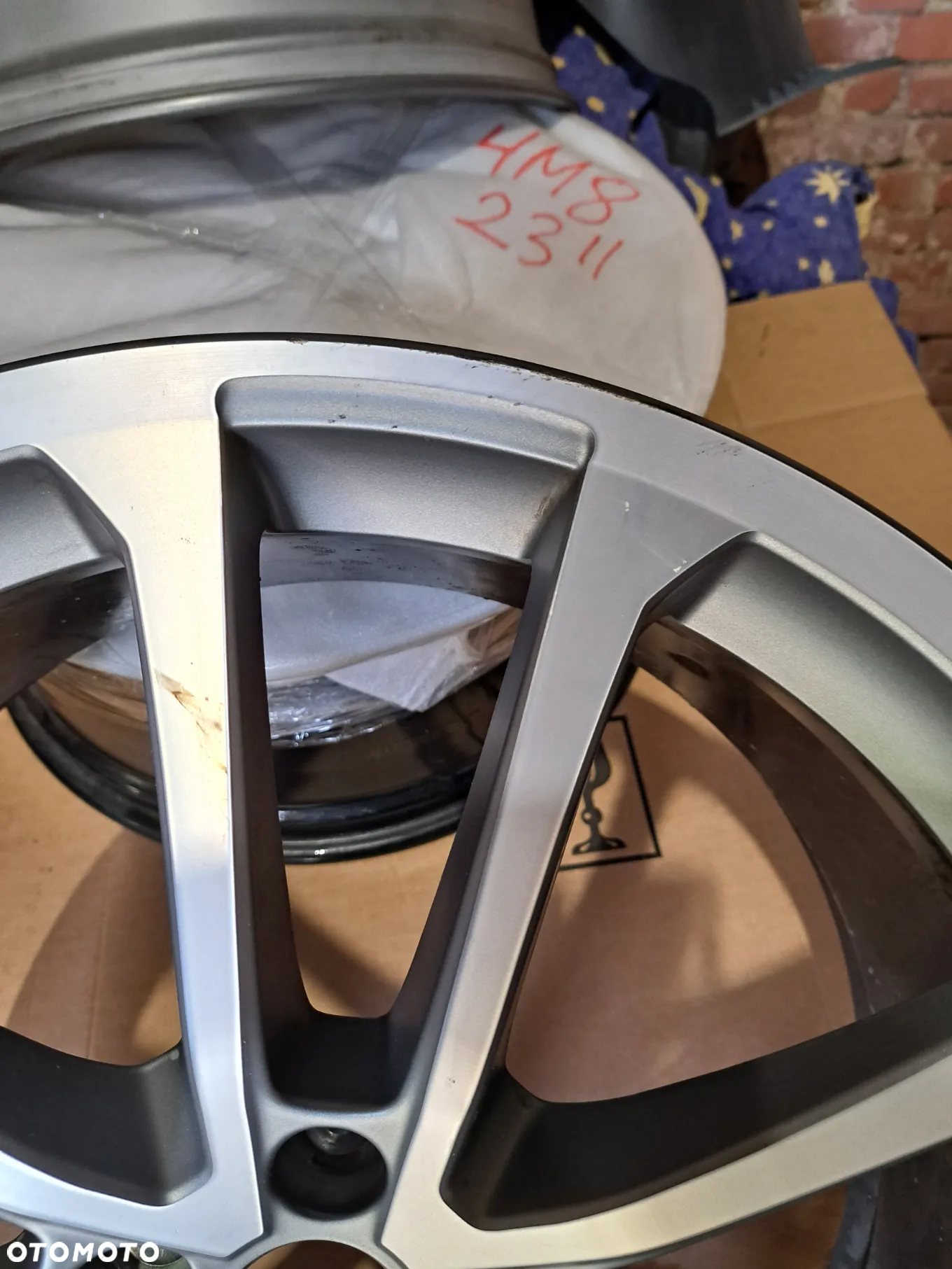 Felga aluminiowa Audi A8 S8 D5 21 Cali E 9Jx21H2 ET 37 4N0601025AB Audi Sport - 9