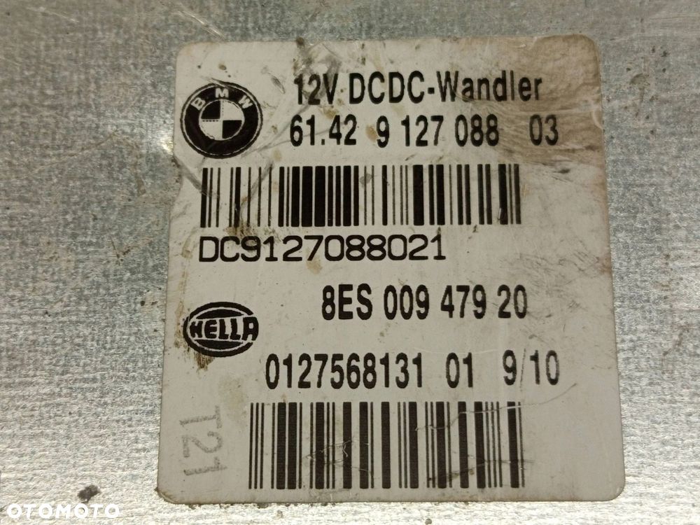 PRZETWORNICA MODUŁ NAPIĘCIA DC-DC BMW MINI 9127088 8ES009479-20 - 5
