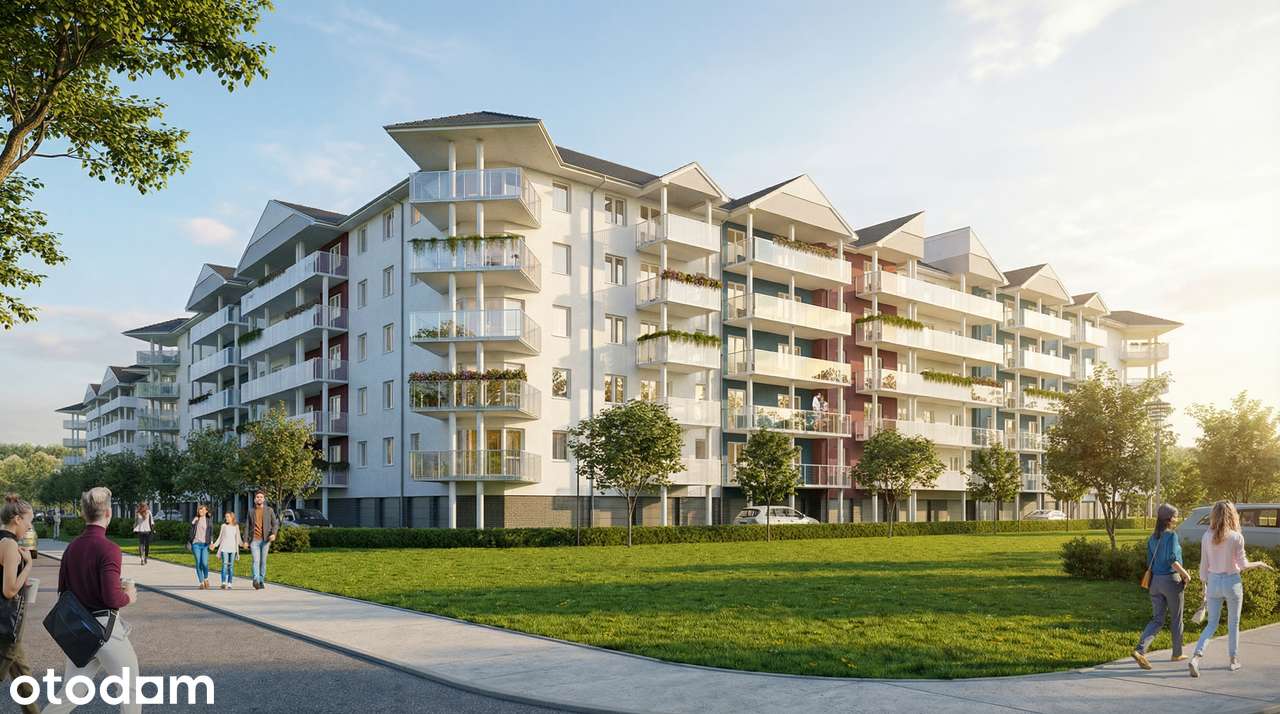 4 pokoje, mieszkanie z balkonem, 73,08m²