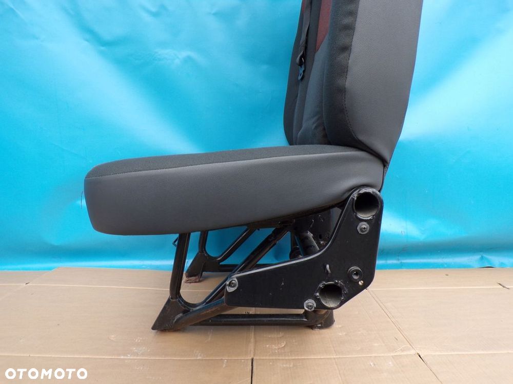 DUCATO 2006- fotel PODWÓJNY KANAPA pasażera prawy ze STOLIKIEM RUDY - 7