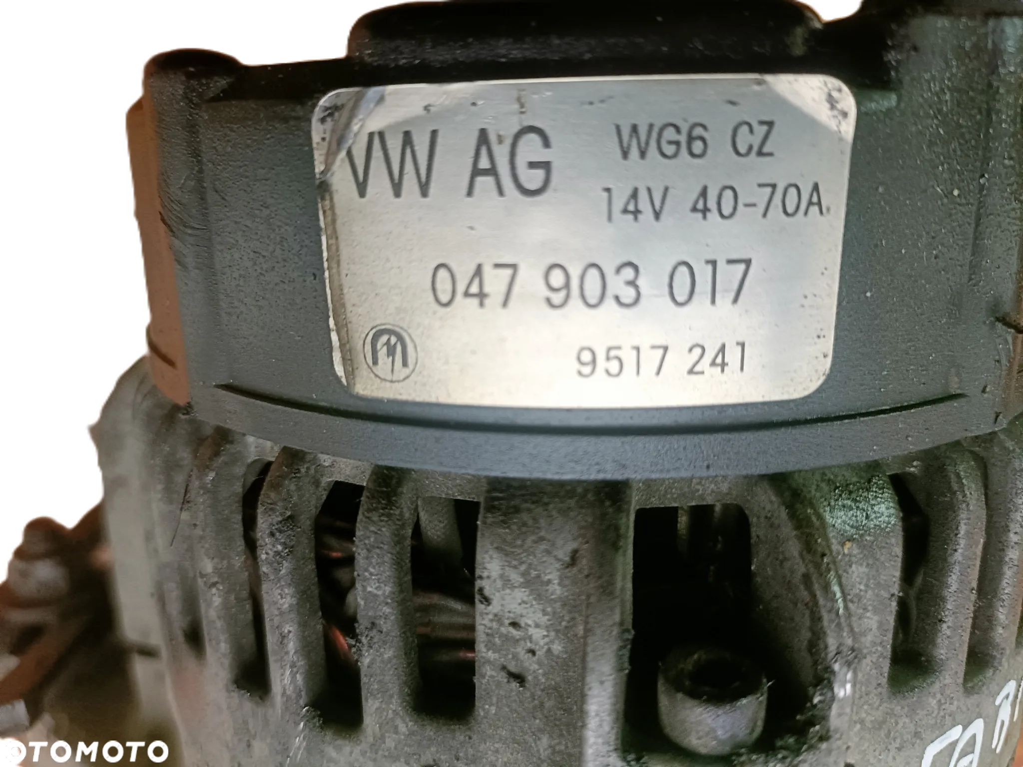 SKODA FABIA I 99-08 1,4 B ALTERNATOR 047903017 * - 6
