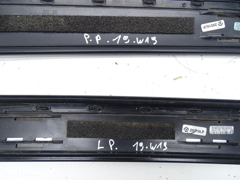 LISTWA PIONOWA SZYBY PRZEDNIEJ PRAWA LEWA 8F0853266D AUDI A5 8T CABRIO - 12