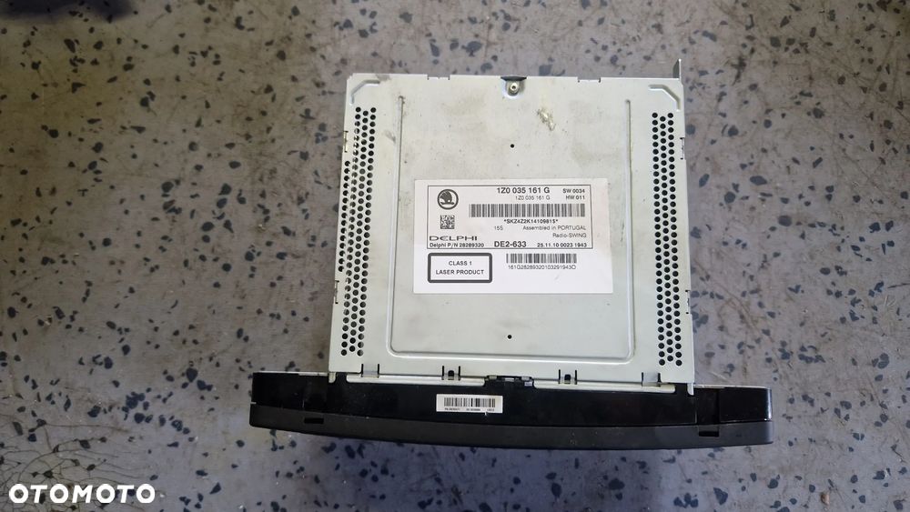 SKODA OCTAVIA II LIFT RADIO FABRYCZNE SWING 1Z0035161G - 2