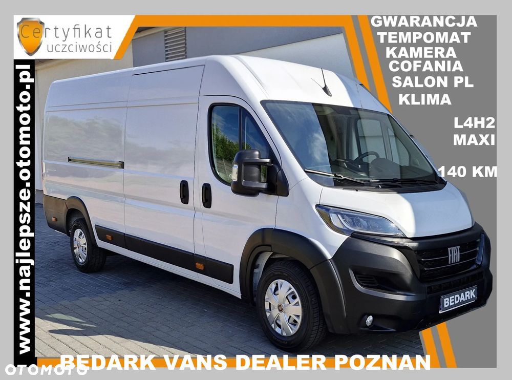 Fiat Ducato, L4H2 MAXI, SALON POLSKA, kamera cofania, tempomat, klima - 2