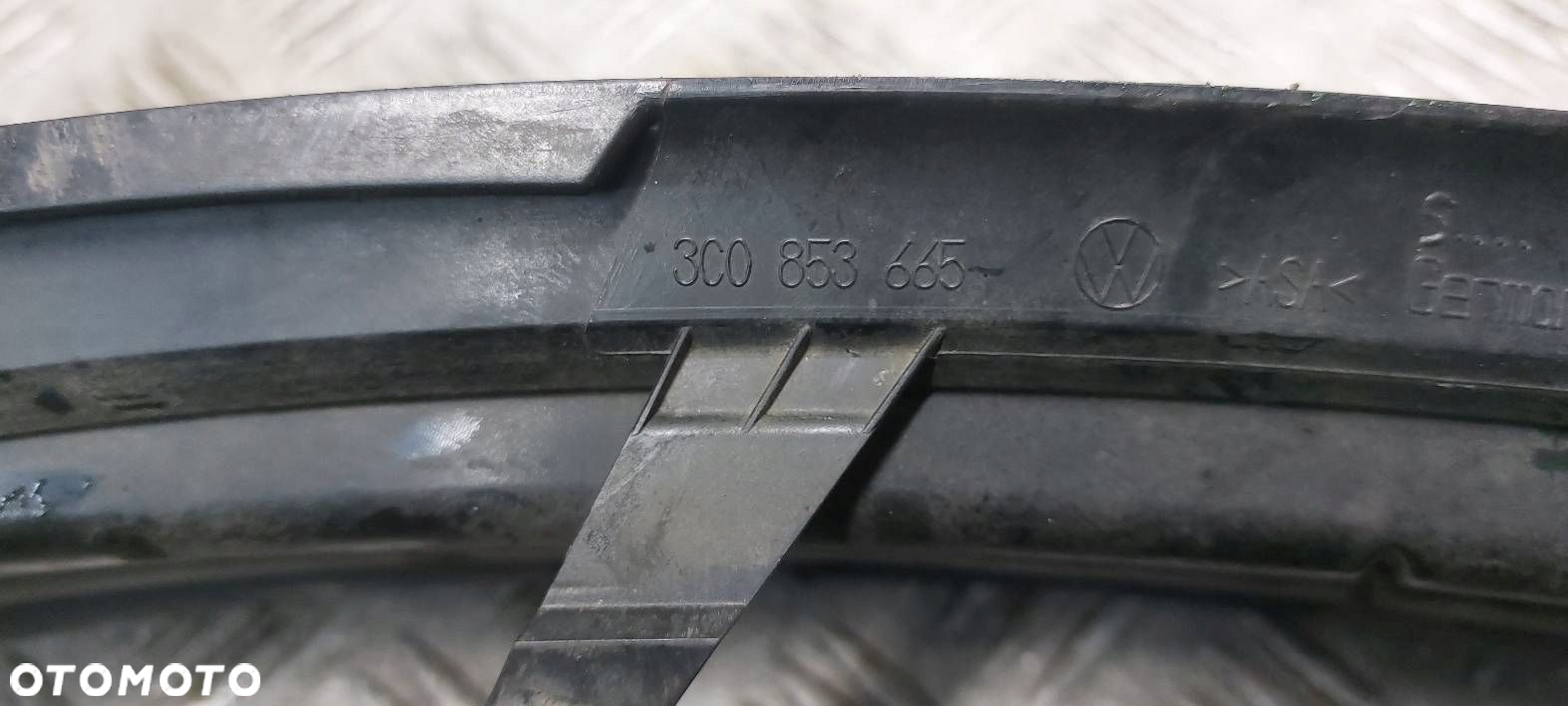 KRATKA ZDERZAKA LEWY PRZÓD VOLKSWAGEN PASSAT B6 3C0853665 3C0807645 - 2