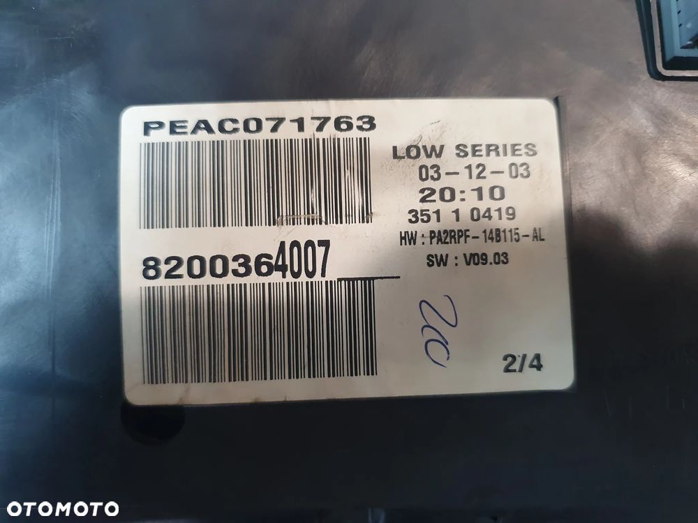 Renault Megane II 1.5 DCI LICZNIK 8200364007 EUROPA POSIADAM 3 SZTUKI - 5