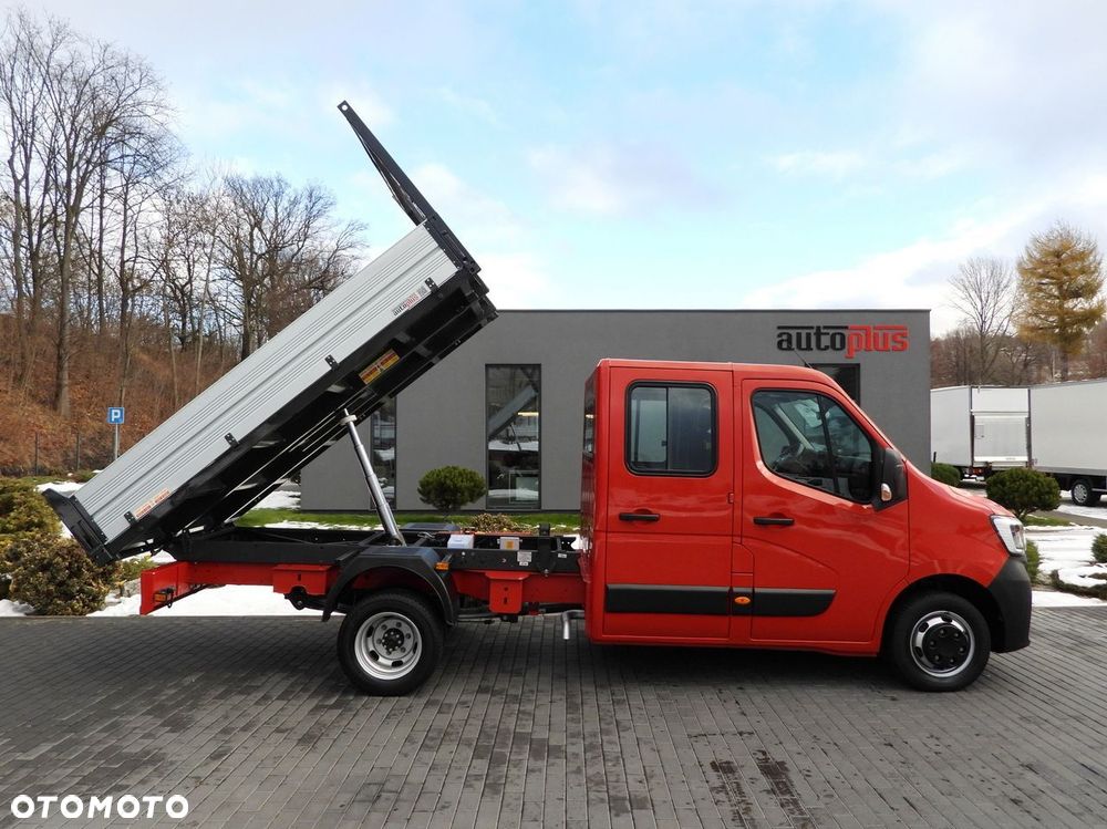 Renault MASTER WYWROTKA PODWÓJNA KABINA DOKA 6 MIEJSC TEMPOMAT LEDY BLIŹNIACZE KOŁA KLIMATYZACJA  145KM - 8