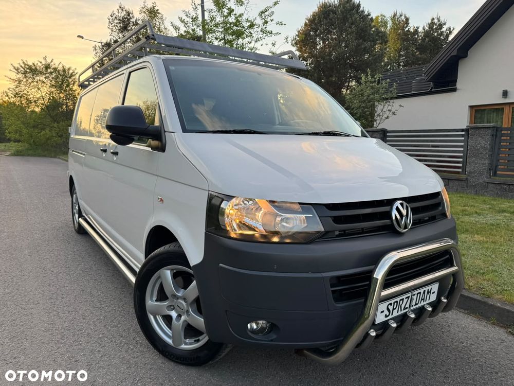 Volkswagen TRANSPORTER L2H1 LIFT Długi Klima Duże Radio Tempomat Furgon 3os. Rury - 28