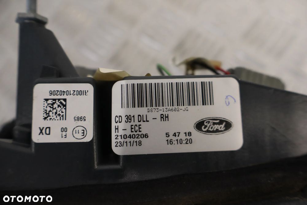 LAMPA TYLNA TYŁ PRAWA LEWA W KLAPĘ FORD MONDEO MK5 V HB DS73-13A602-JG DS73-13A603-JG 2014 - 9