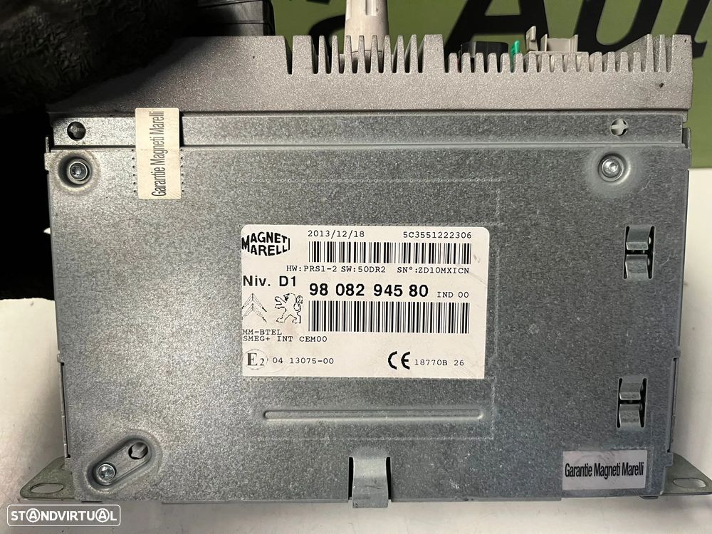 Peugeot 308 II DISPLAY RADIO MÓDULO - R158 - 6