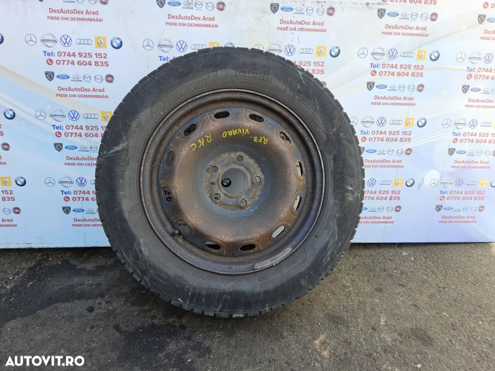 Roata rezerva Renault Trafic 2014-2020 Opel Vivaro Nissan nv300 Roata rezerva Trafic 3 r16c - 2