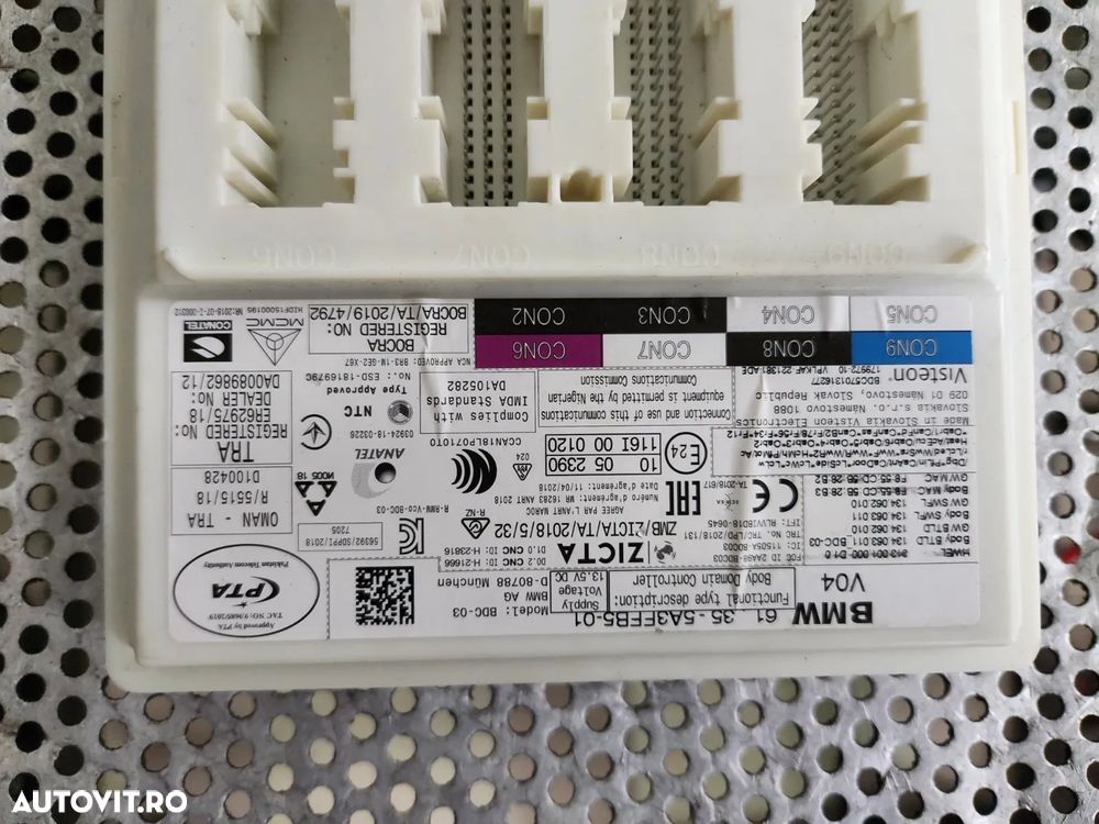 Modul Calculator Ecu Confort BCM BDC Bmw Seria 1 Seria 2 F40 F44 Cod 5A3FFB5 Dezmembrez Bmw F40 Ser - 3