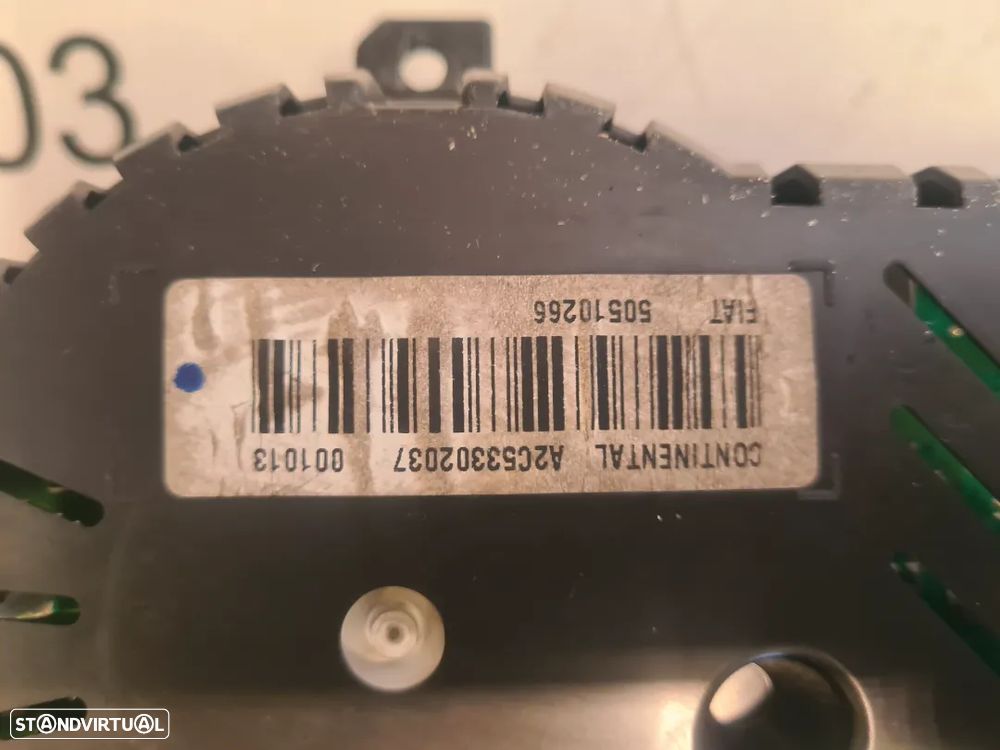 QUADRANTE MPH KMS MOSTRADORES PAINEL INSTRUMENTOS ALFA ROMEO MITO 955 50510266 A2C53302087 50508527 A2C53298022 955A3000 - 13