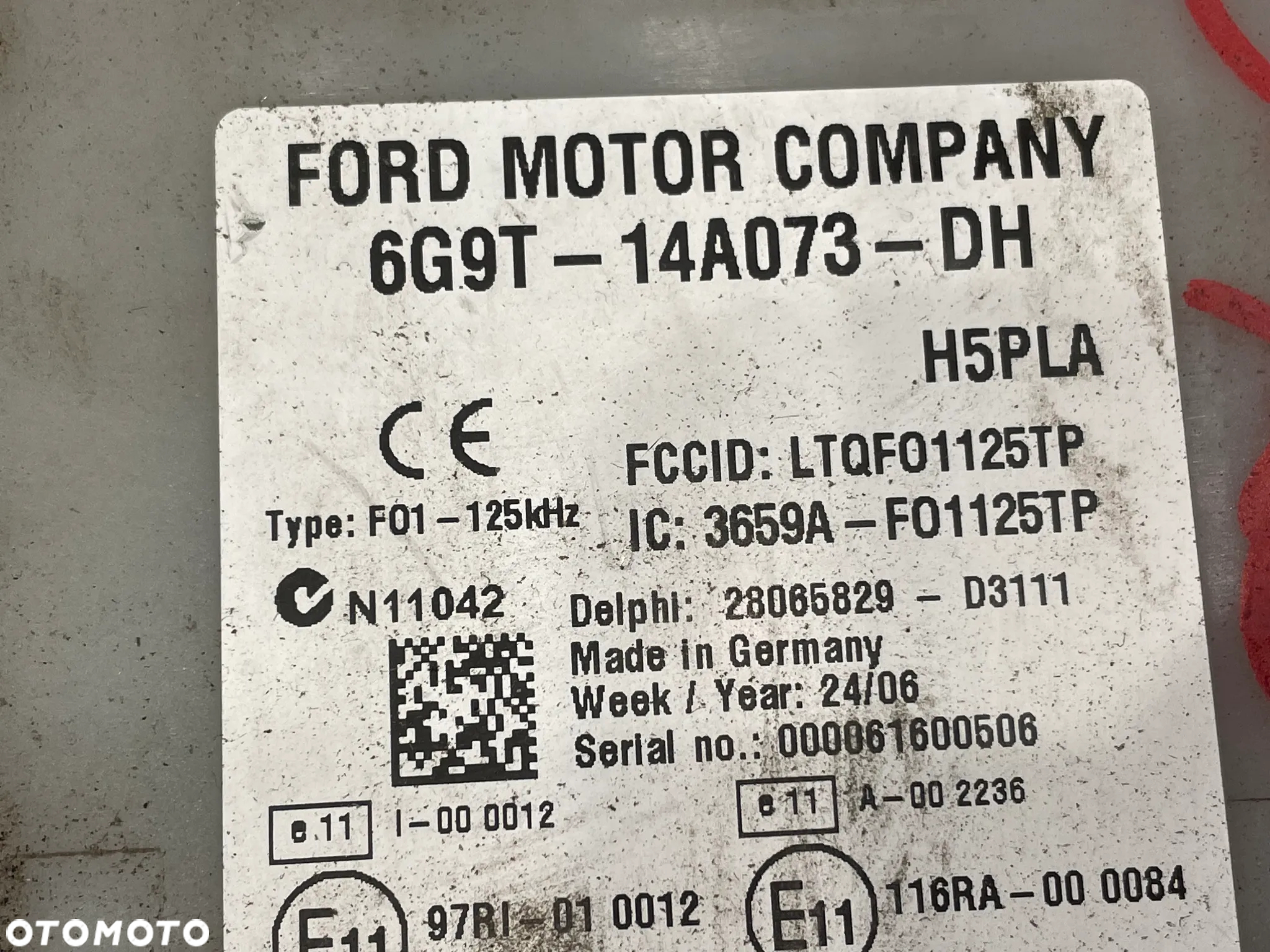 6G9T14A073DH FORD S-MAX GALAXY MK3 SKRZYNKA BEZPIECZNIKÓW - 2