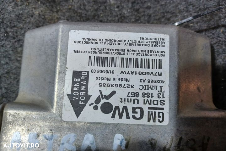 Calculator airbag 13188857 Opel Astra H [facelift] [2005 - 2015] wago - 4
